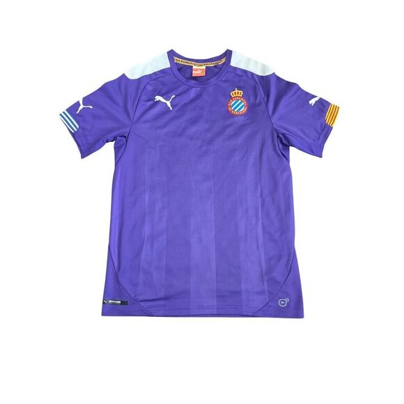 Puma RCD Espanyol Barcelona Purple Away Jersey Men’s Small Soccer Futbol Euro - Picture 1 of 6